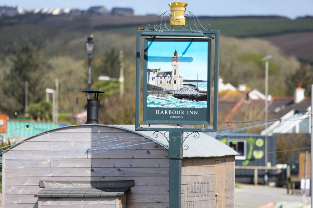 Harbour Inn sign, Porthleven