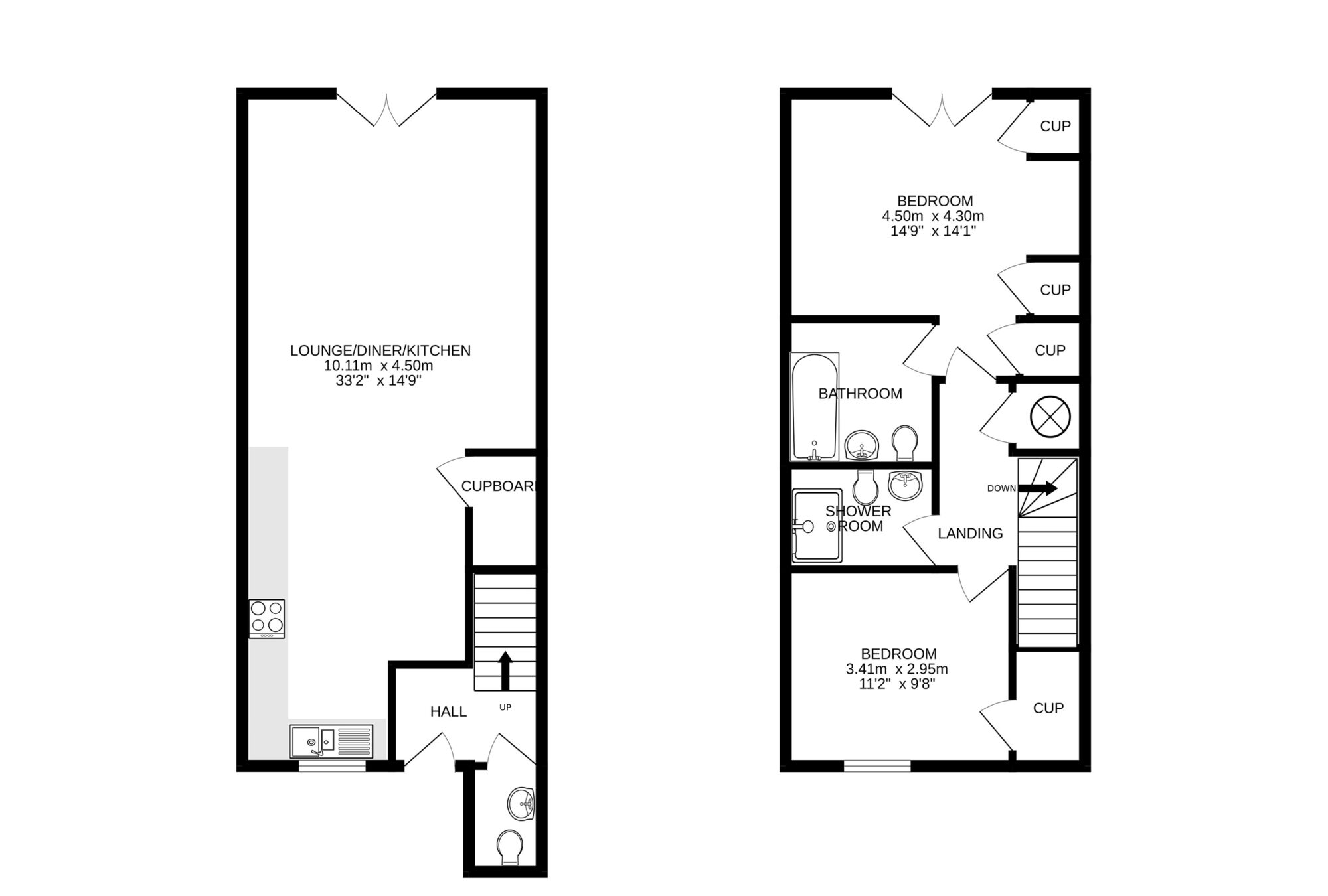 the quarterdeck floorplan