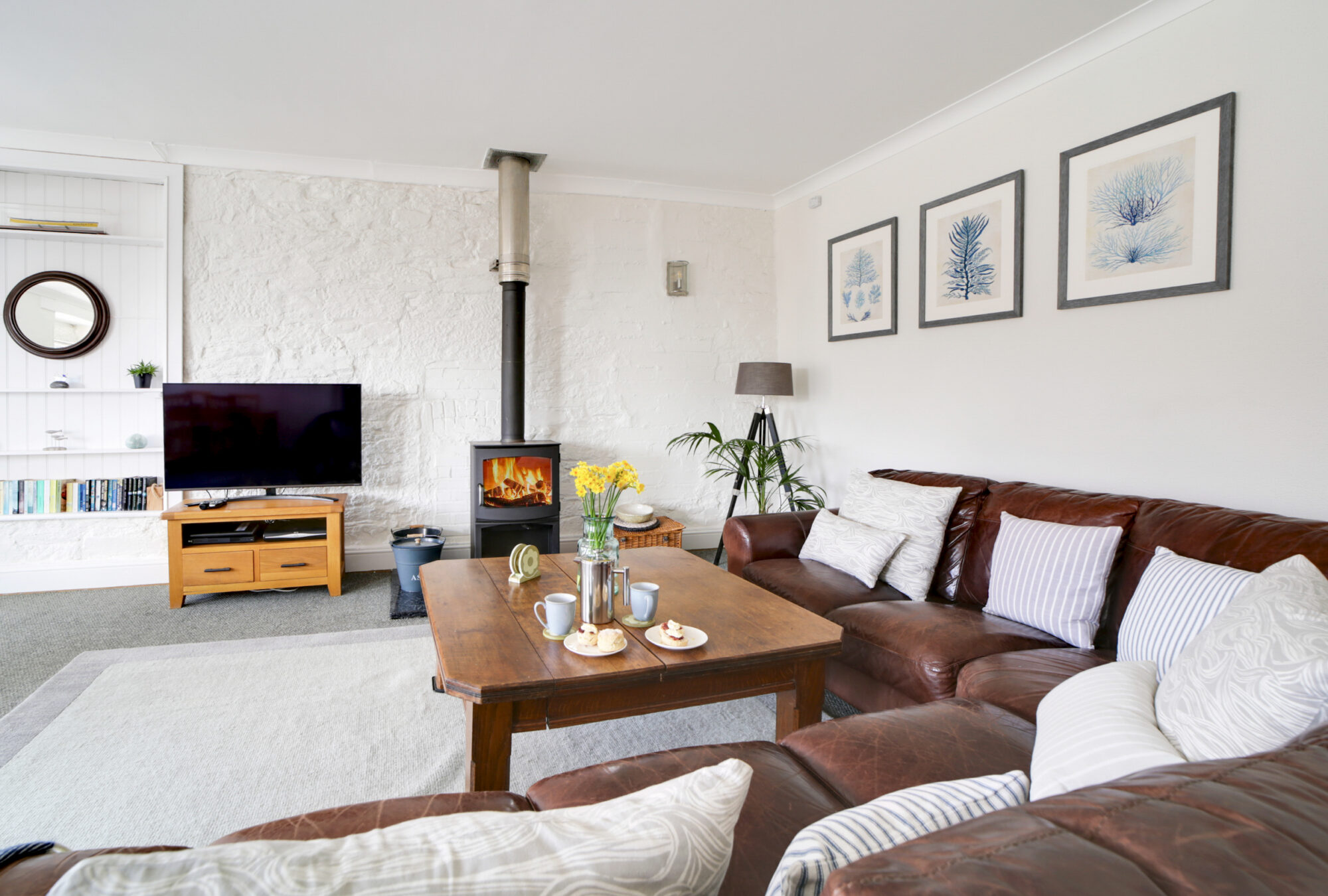 Customs House Loft, Porthleven - interiors