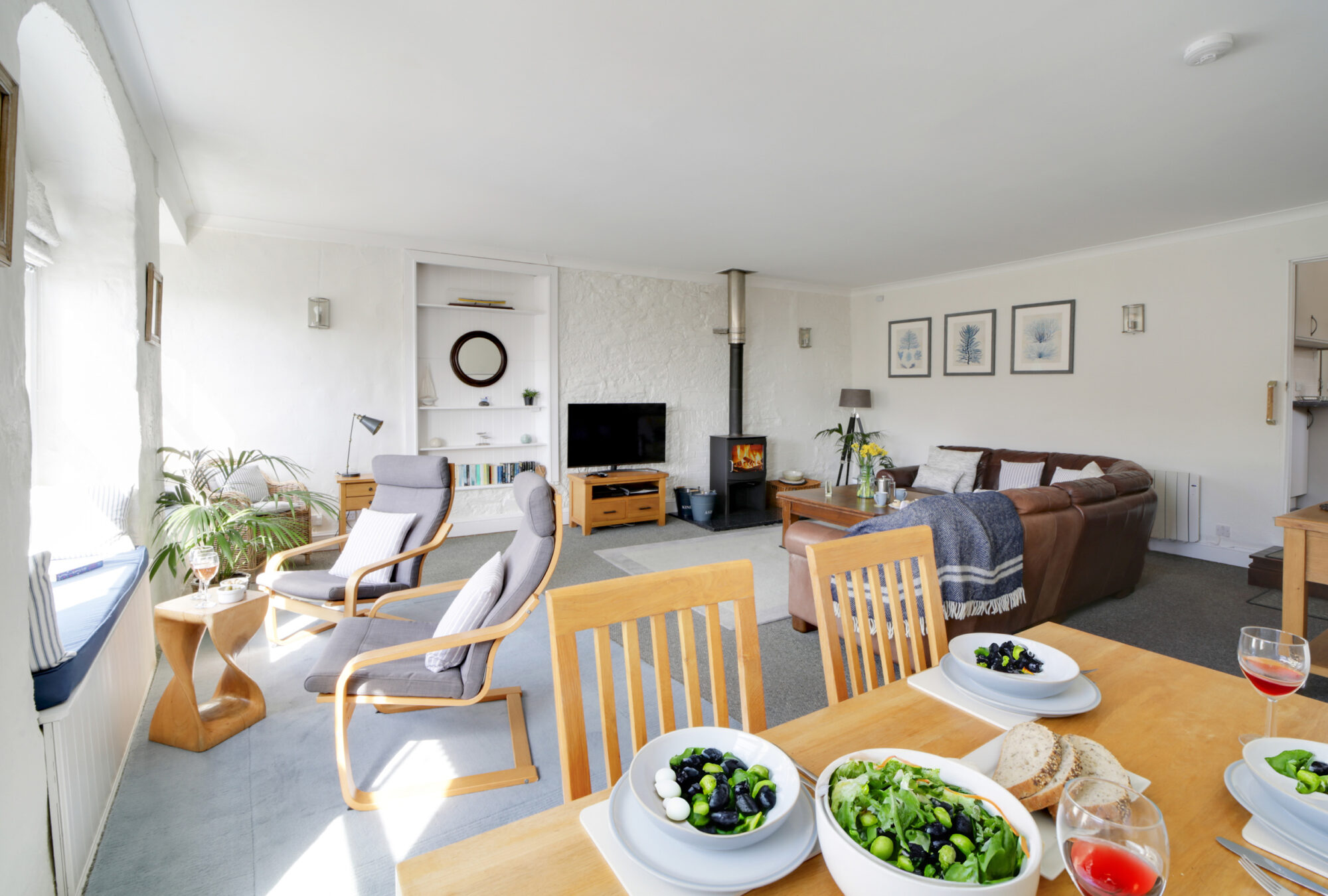 Customs House Loft, Porthleven - interiors