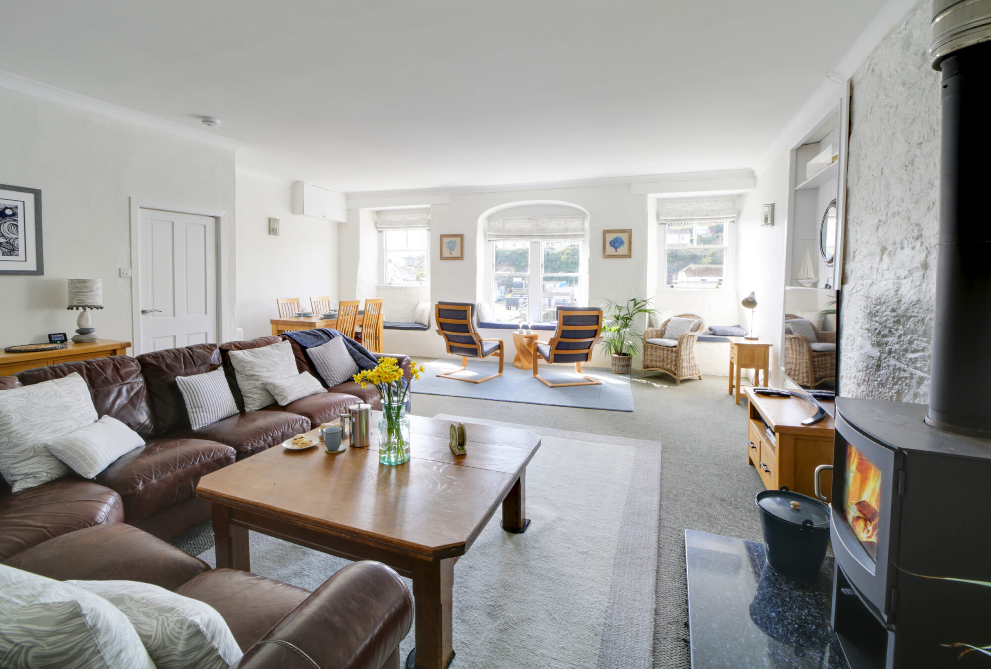 Customs House Loft, Porthleven - interiors