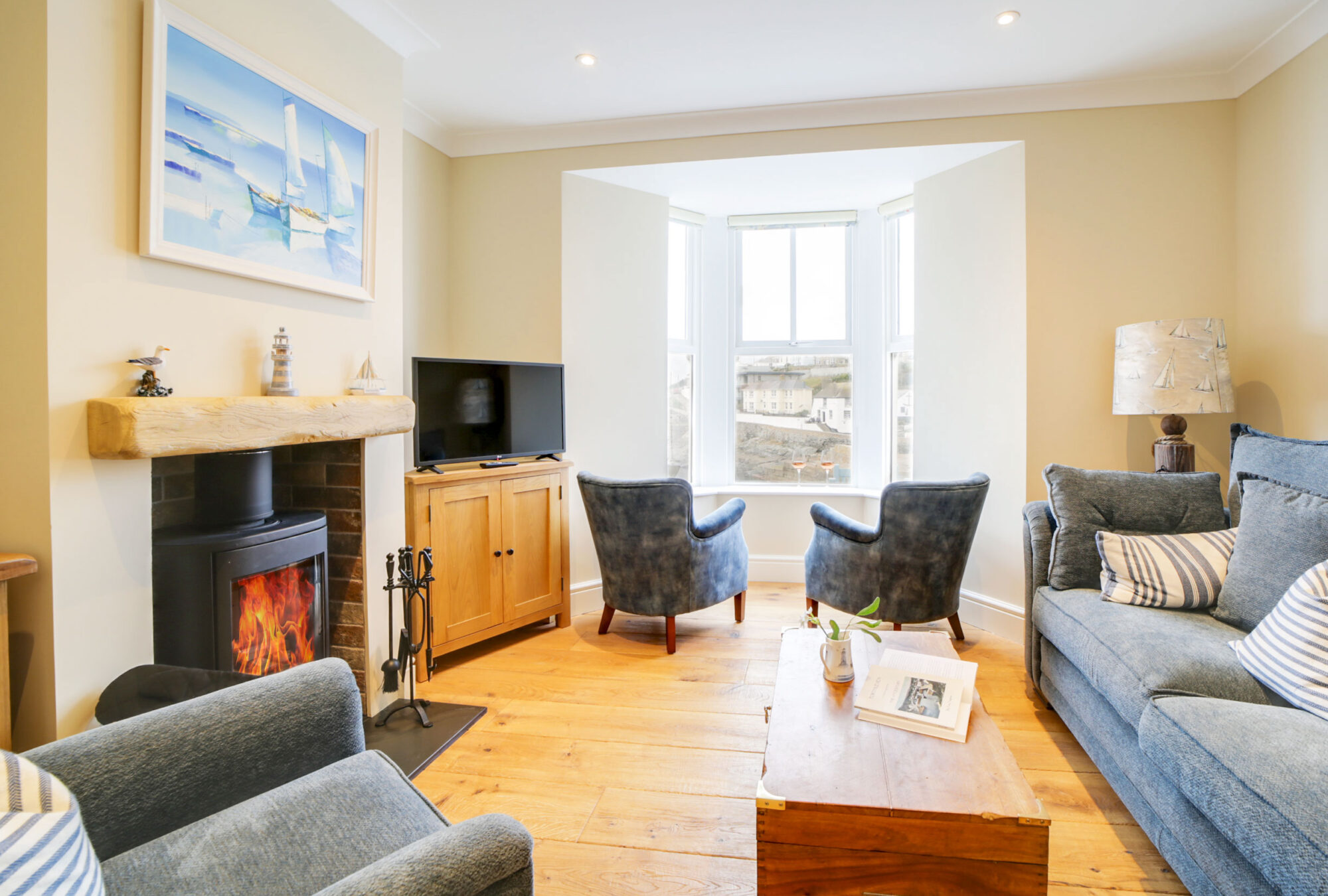 Harbour Cottage, Porthleven - interiors