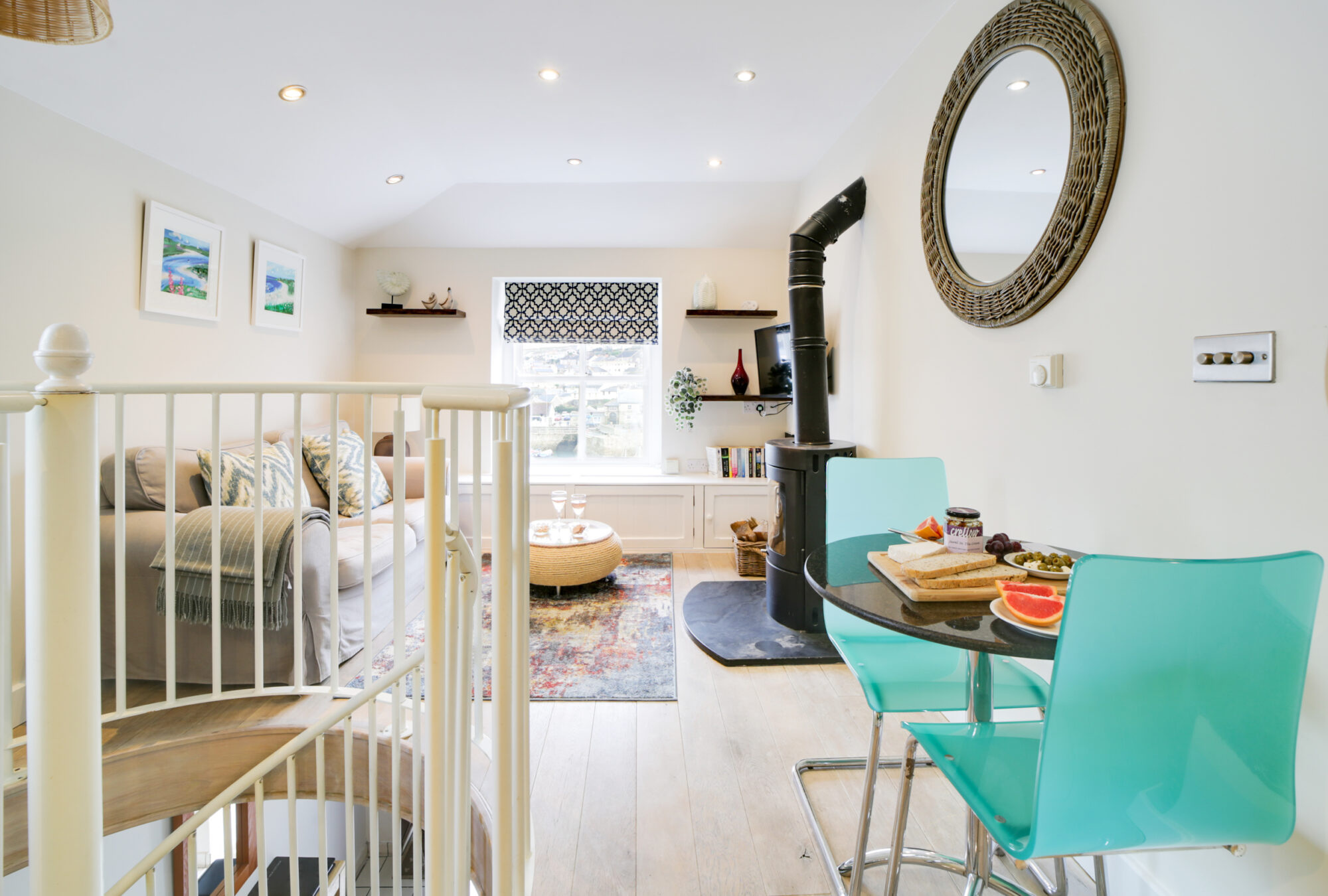 Harbour View Cottage, Porthleven - interiors