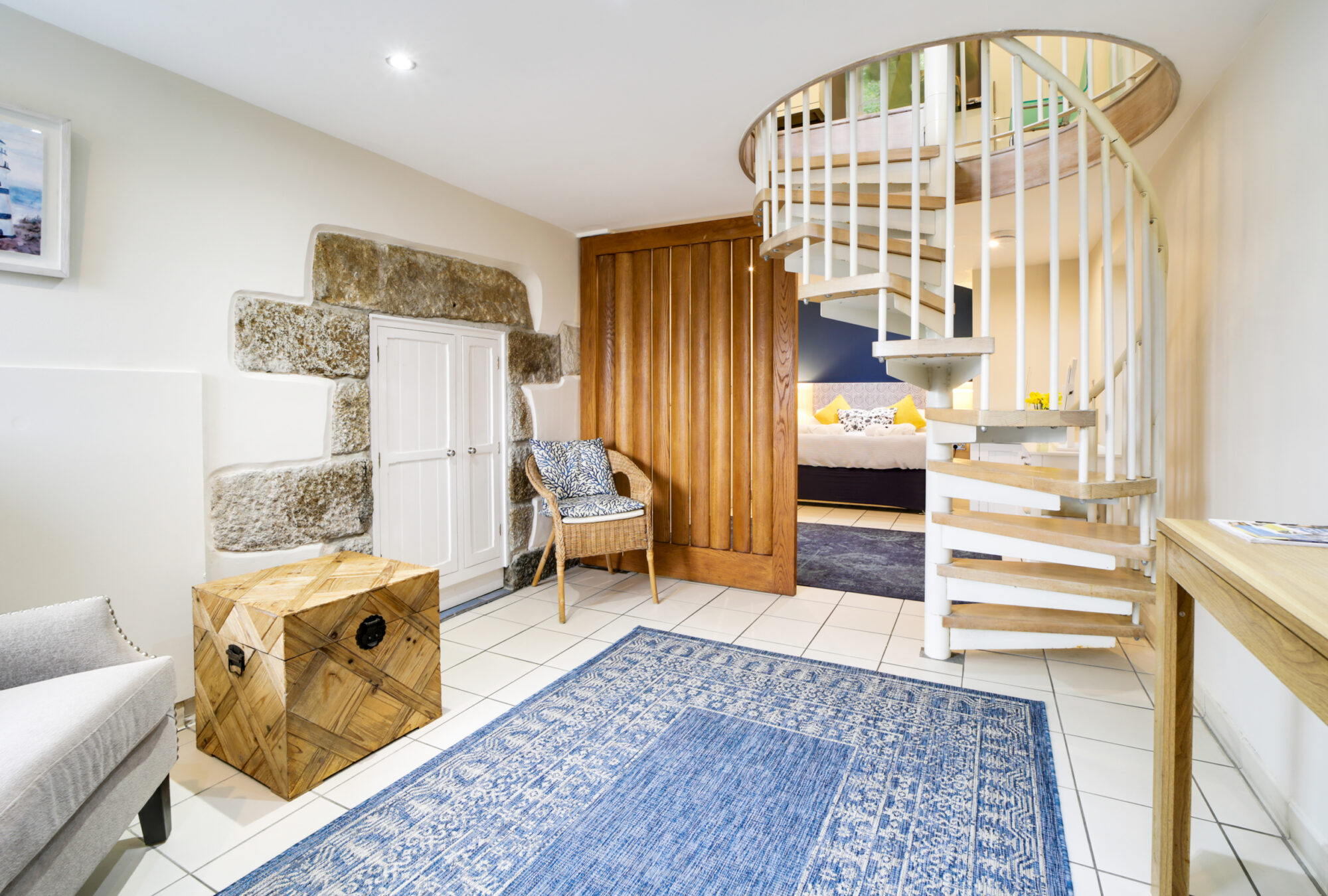Harbour View Cottage, Porthleven - interiors