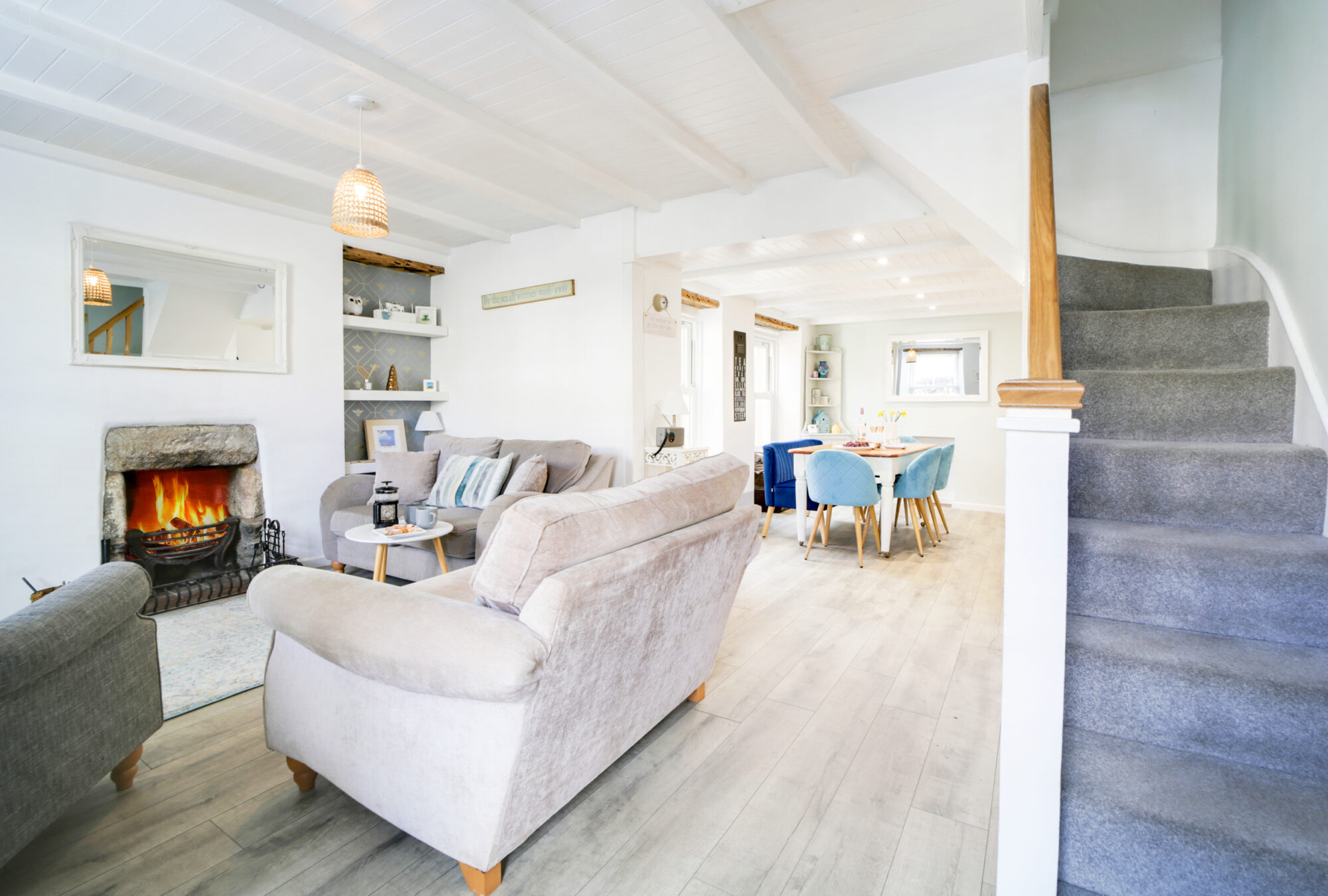 Honeypot Cottage, Porthleven - interiors