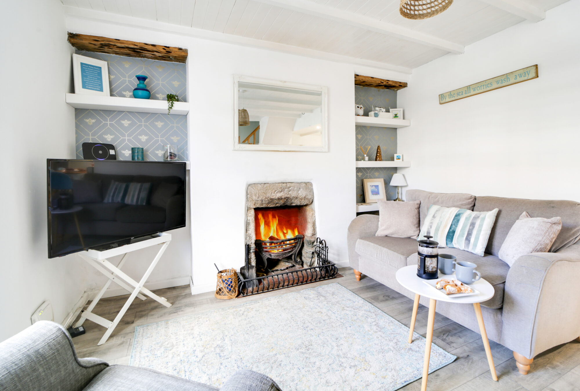 Honeypot Cottage, Porthleven - interiors