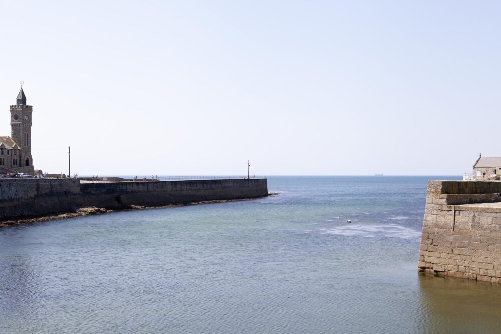 Porthleven - view of clock tower
