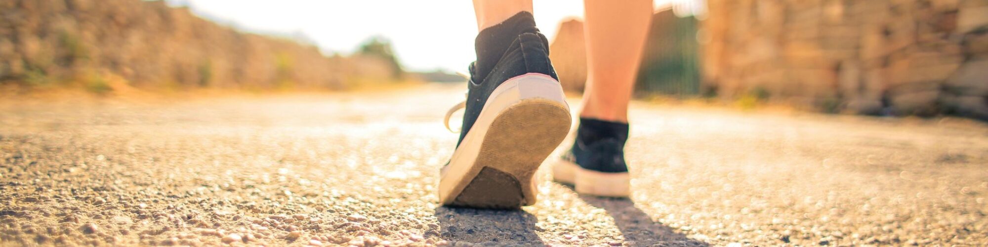 Walking on the coast path