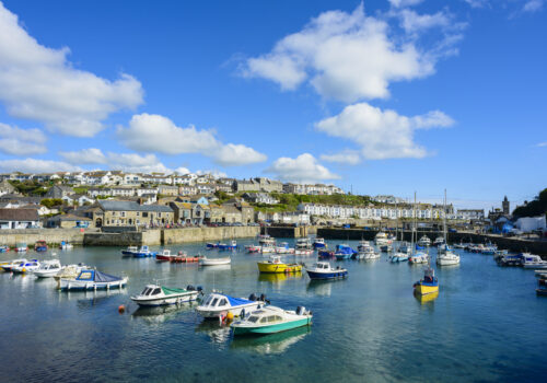 Porthleven Harbour from the harbour head
