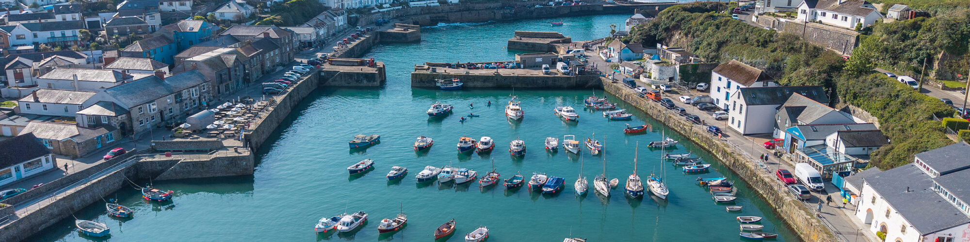 Porthleven aerial view