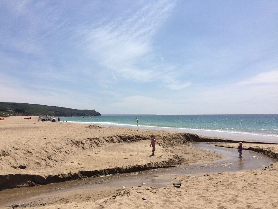 Praa Sands view from cafe