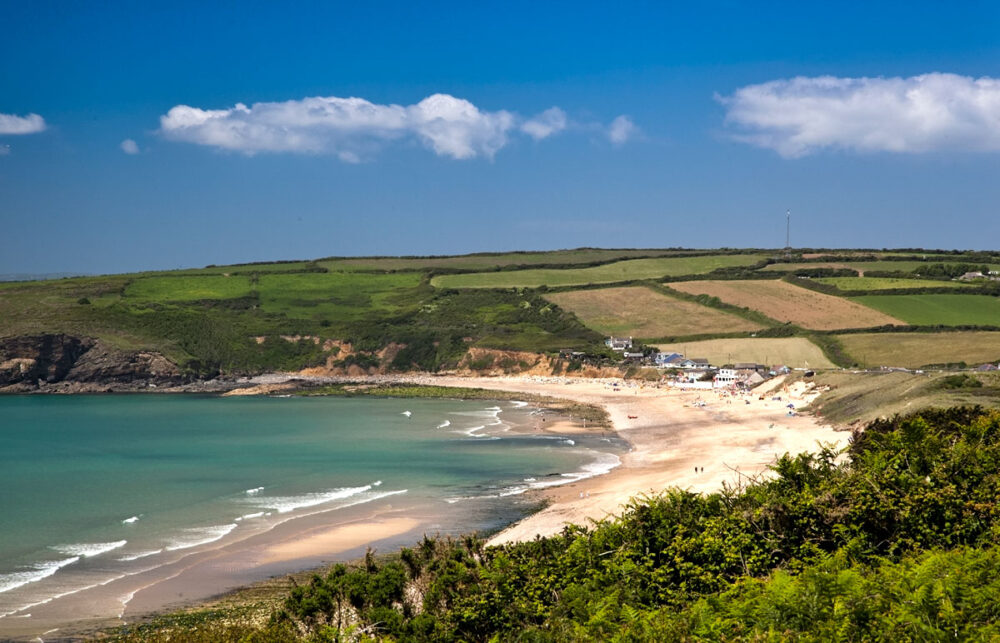 Praa Sands and Hendra Beach - coast path and beach walk