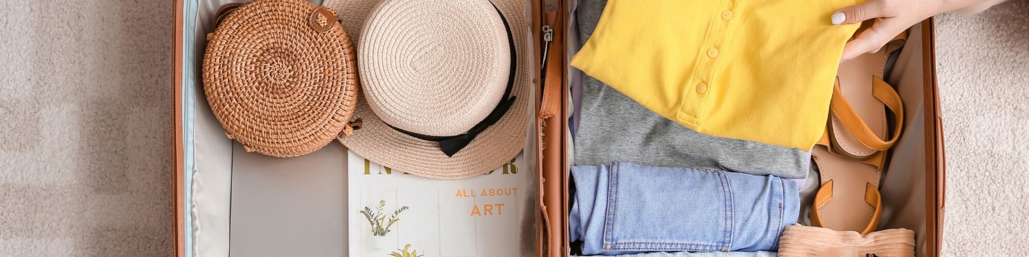 Suitcase - preparing for your stay