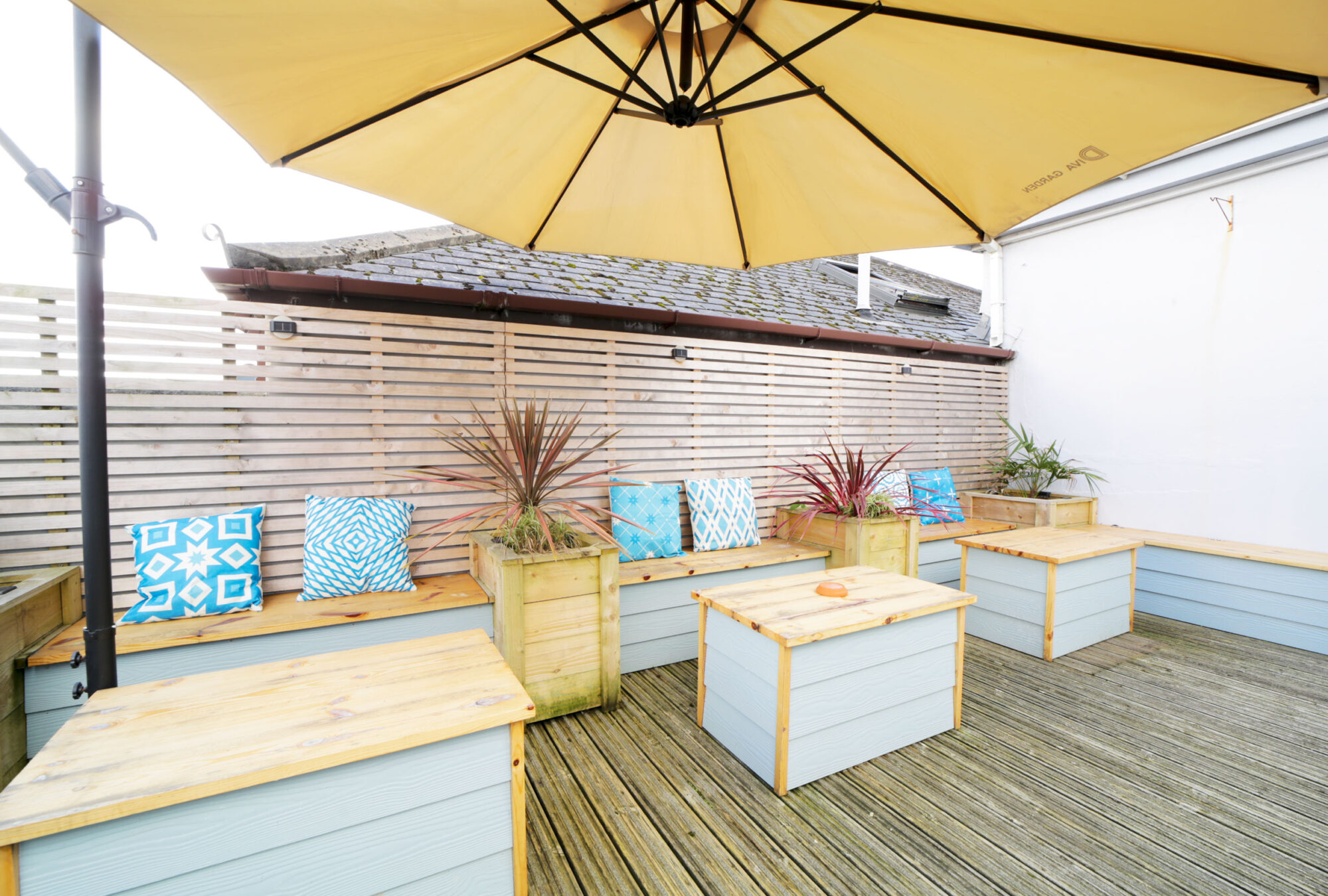 Shared patio, The Artist Loft